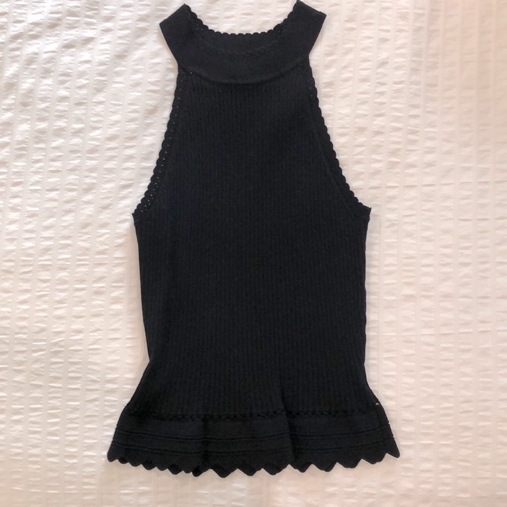 Skies are Blue stretch knit tank top